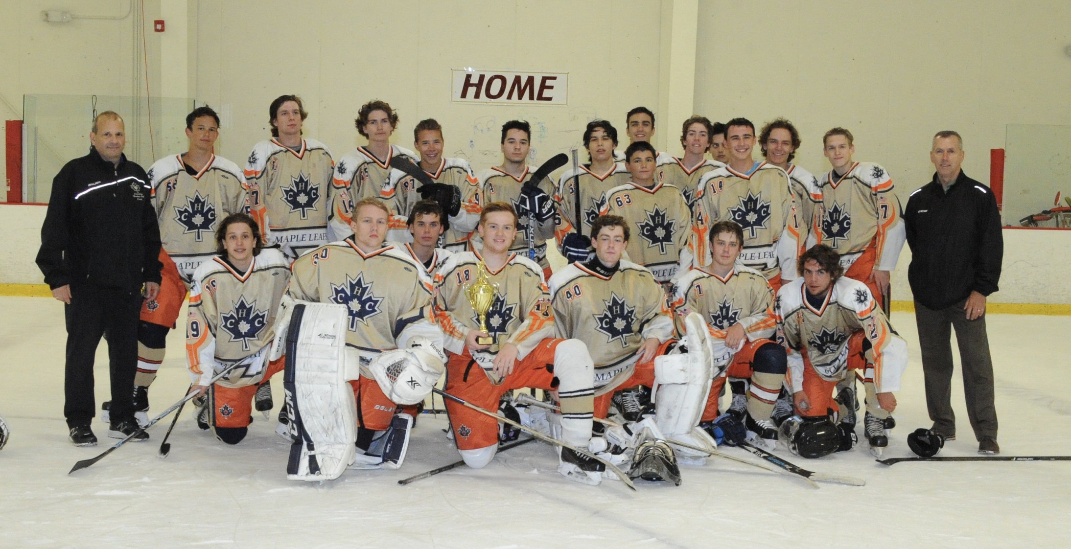 CHC team photo celebrating their 2017 Tier 2 NESC Vegas Silver Division championship