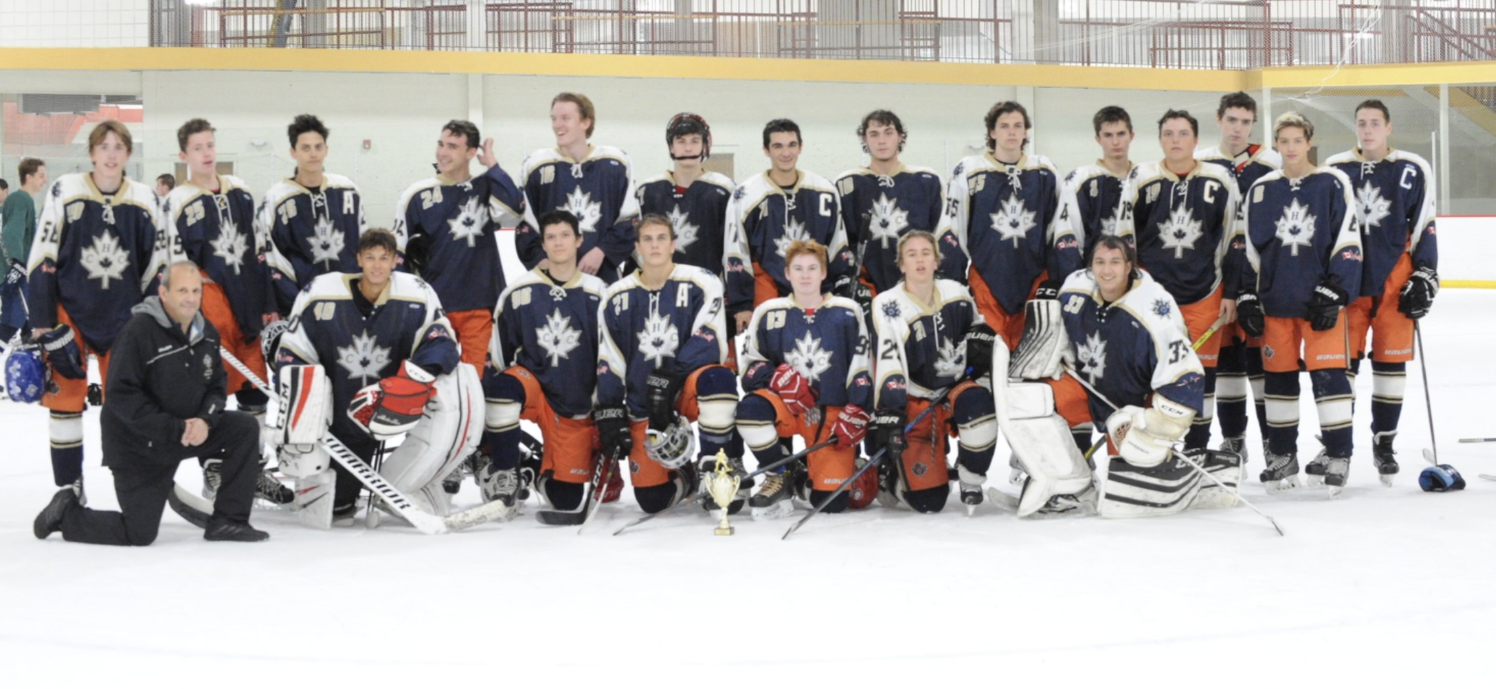 CHC team photo celebrating their 2018 Tier 2 NESC Navy championship