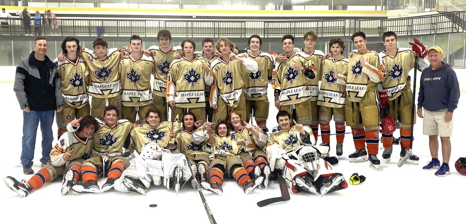 CHC team photo celebrating their 2022 Tier 2 NESC Vegas championship