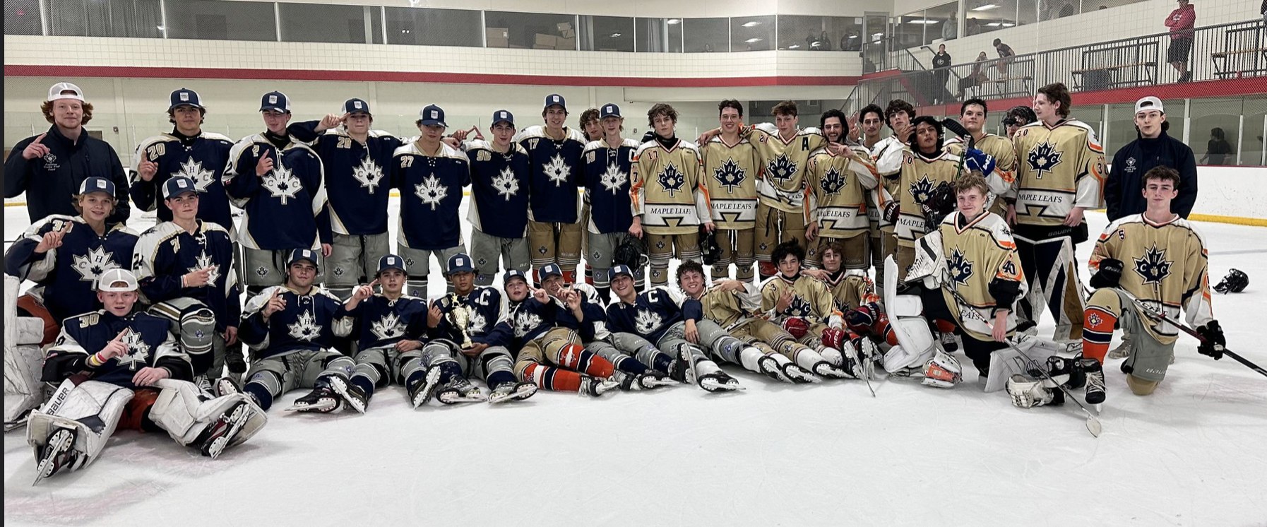 CHC team photo celebrating their 2024 Tier 2 NESC Navy championship