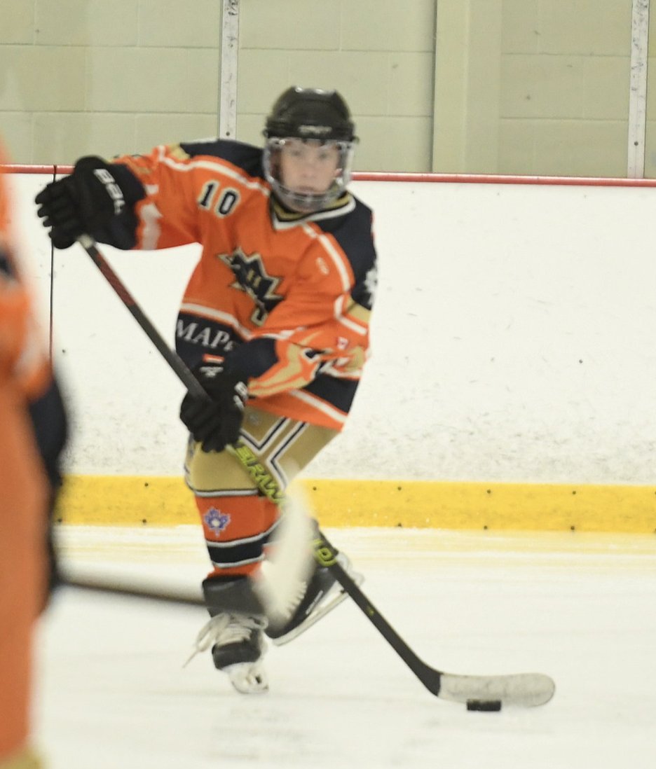 CHC Team Orange (Tier 3) player in game action, 2026 season