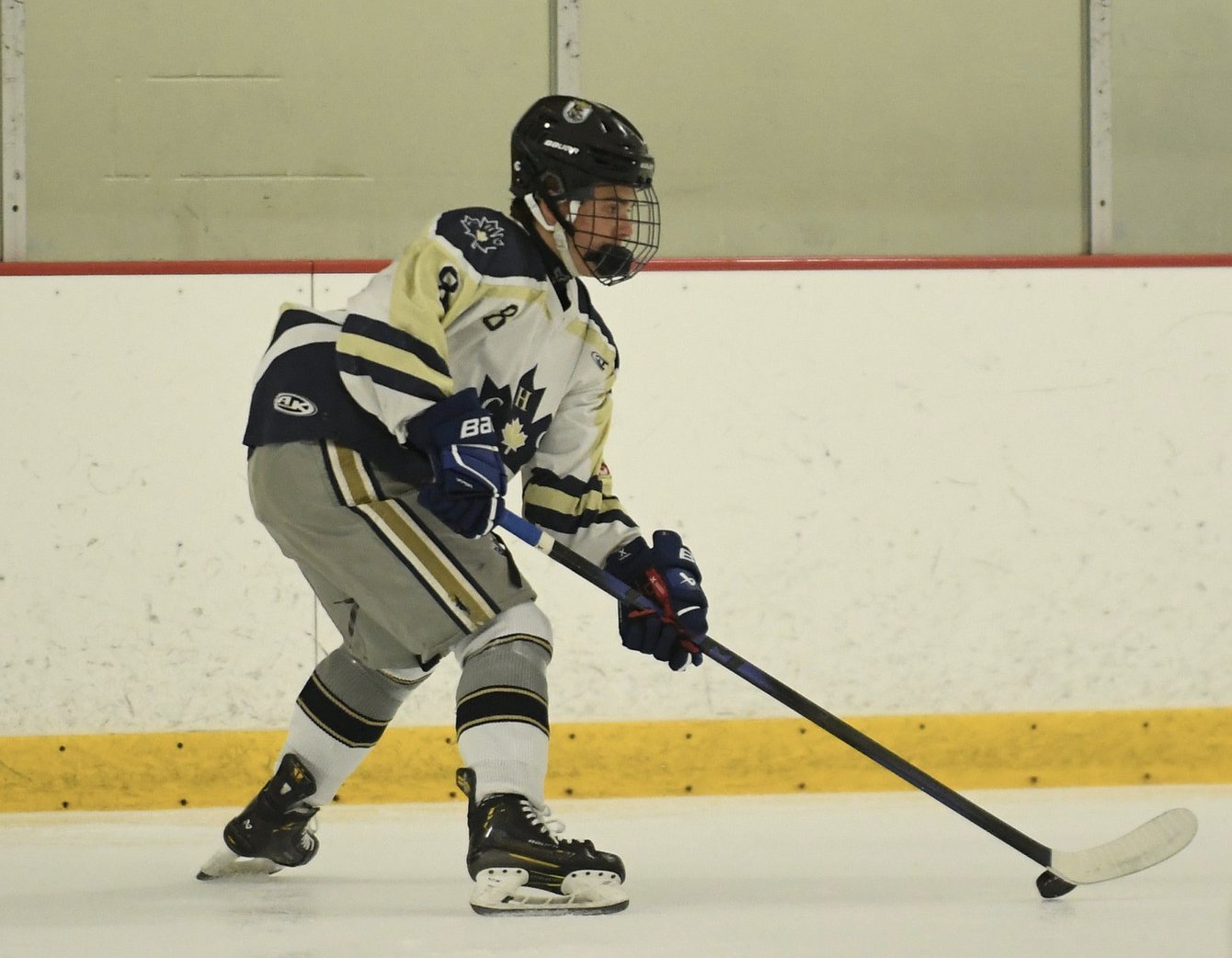 CHC Team White (Tier 1) player in game action, 2026 season