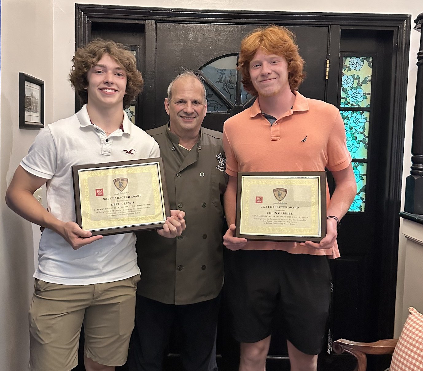 CHC Hobey Baker Character Award winners 2023: Colin Gabriel and Derek Lewis