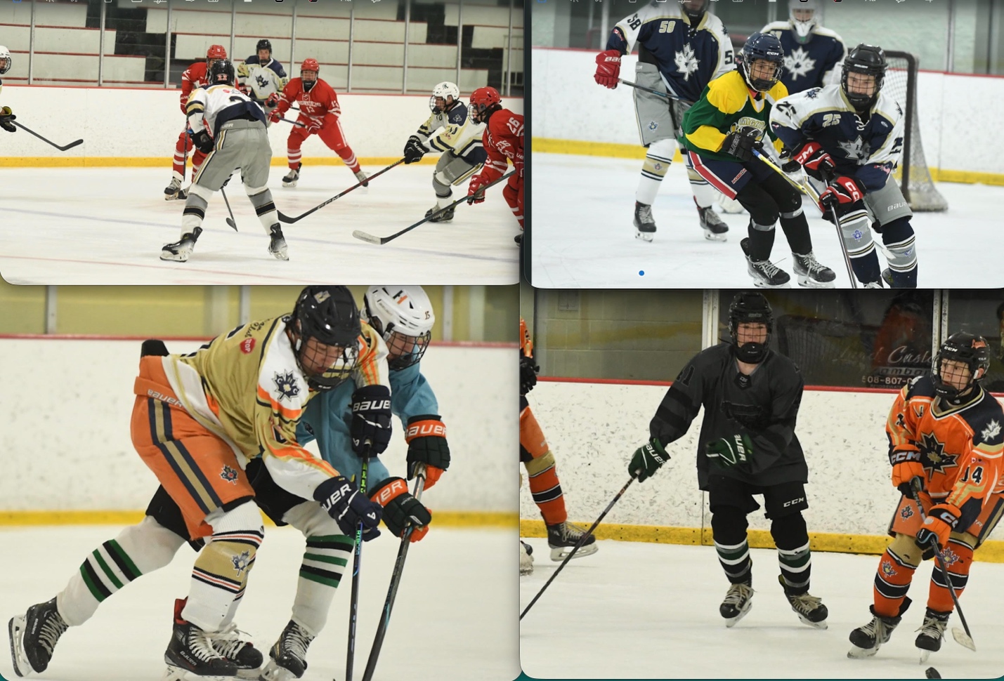 CHC players in game action on the ice